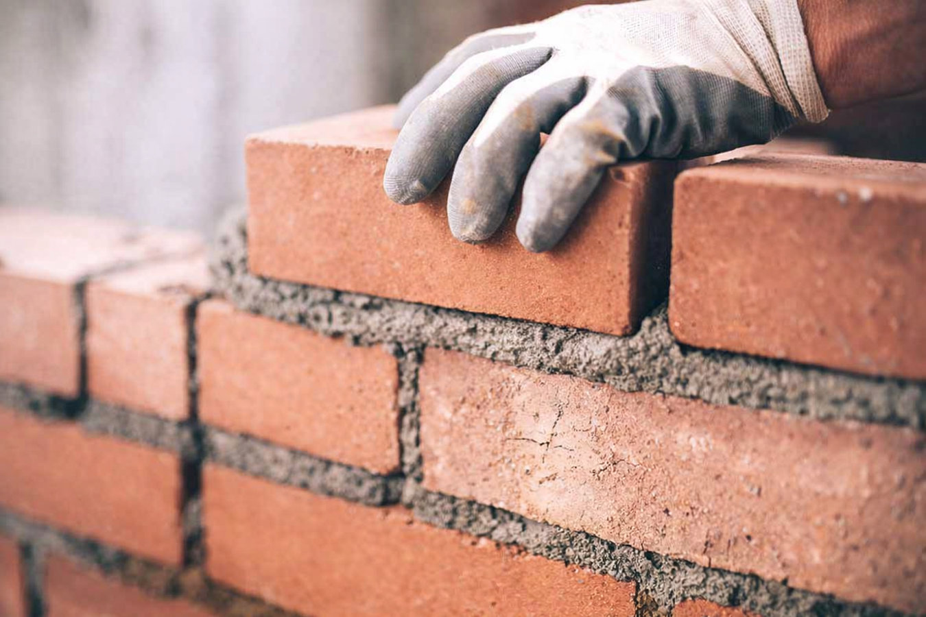 Brick wall installation in Spokane, WA